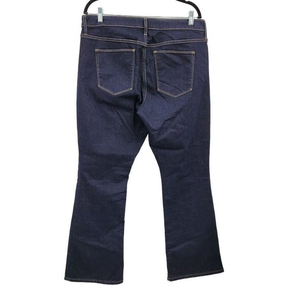 Gap Jeans Curvey Perfect Boot Dark Wash Stretch High Rise High Waisted Flare 33 - Picture 3 of 14